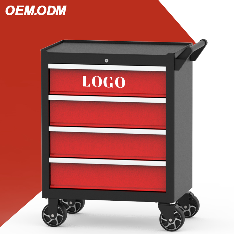 Workshop Tools Cabinet - Carrinho de Ferramentas Metálico com 4