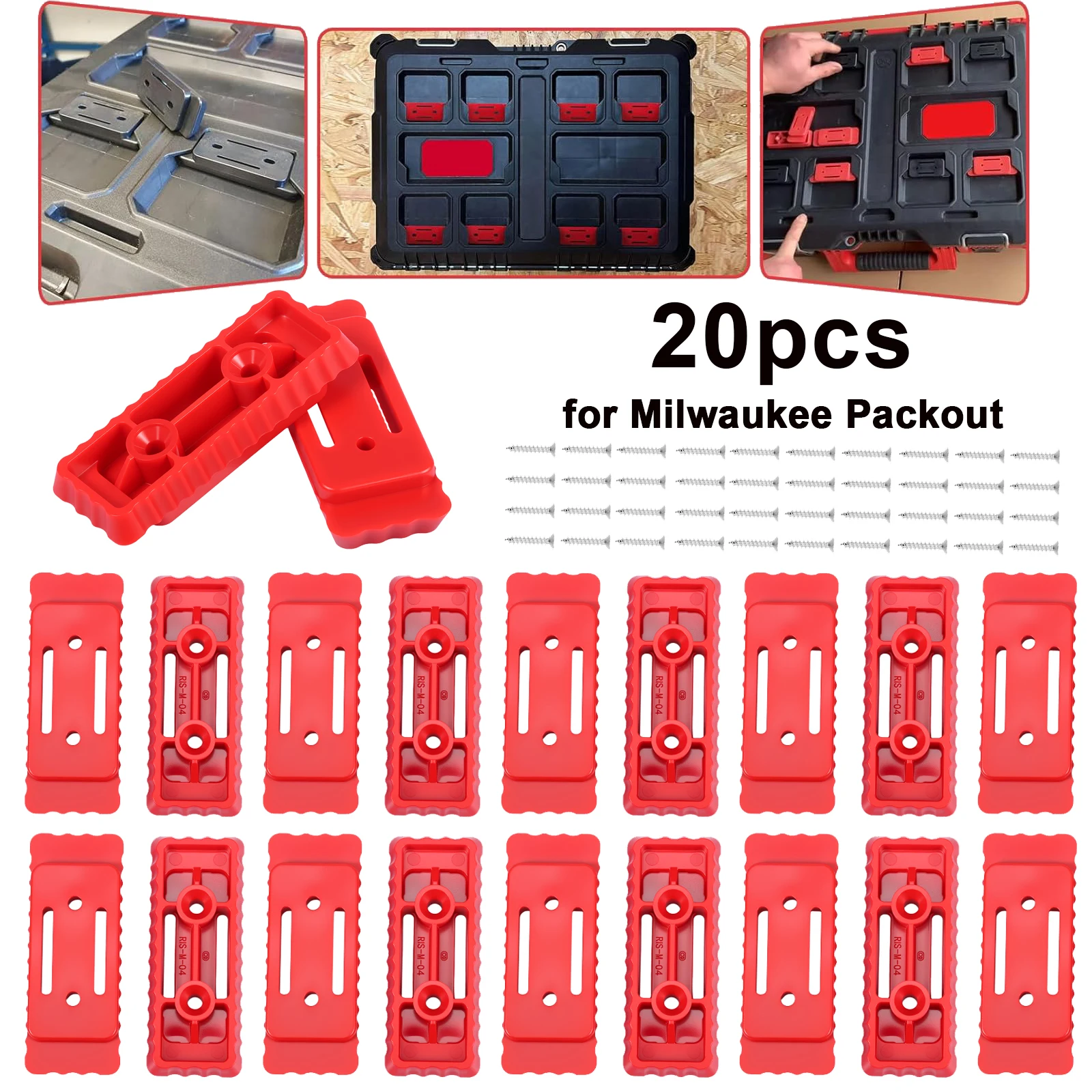 Tools In Electrical Workshop - 20 Peças de Pés de Montagem
