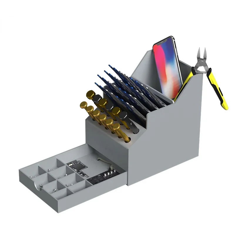 Screw Organizer Kit - Grande capacidade de mesa chave de