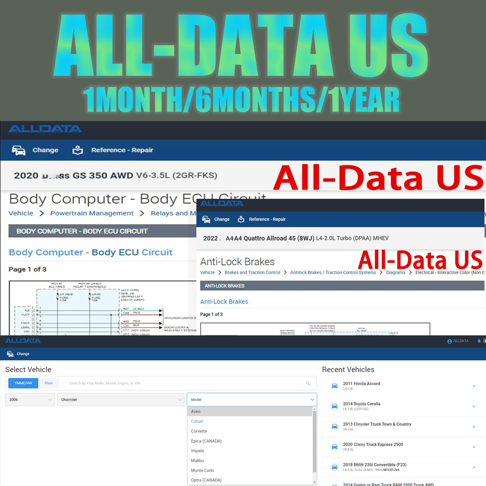 Workshop Tools Online - NOVO Software de Reparo Automotivo Alldata