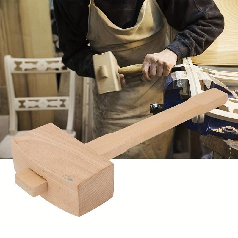Mallet Wood Carving - 1 Peça Martelo de Carpinteiro de