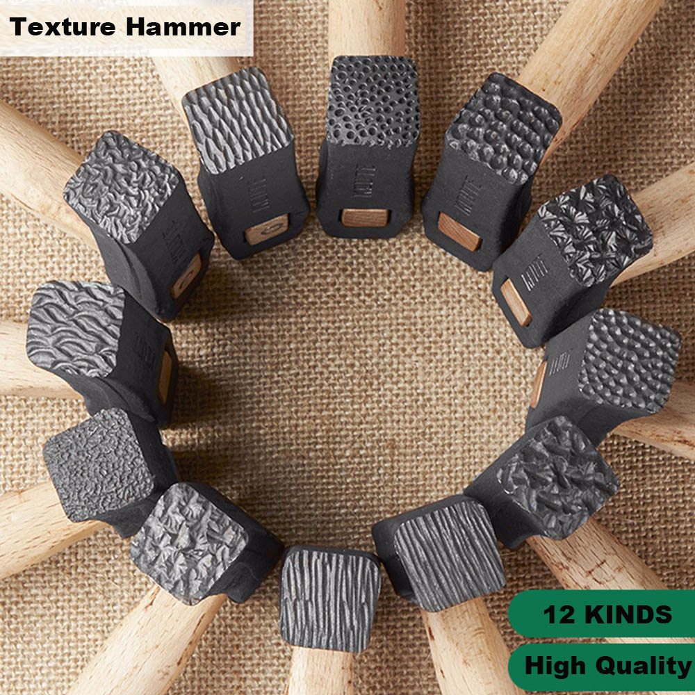 Mallet Wood Carving - Martelo de Texturização para Joias com