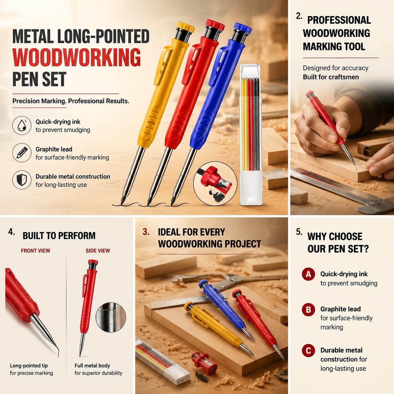 Lápis Profissional de Metal co - Workshop Tools Engineering avaliação e preço