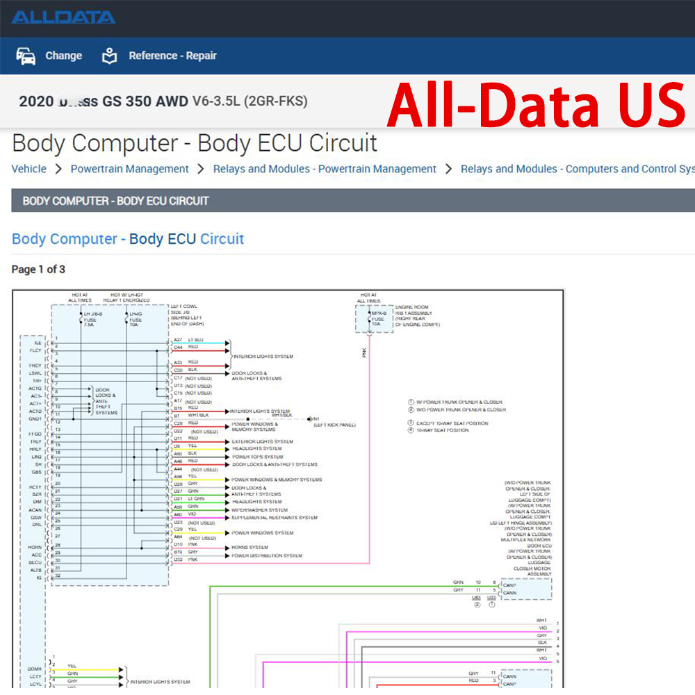 Software de Reparo Alldata 202 - Workshop Tools Online avaliação e preço