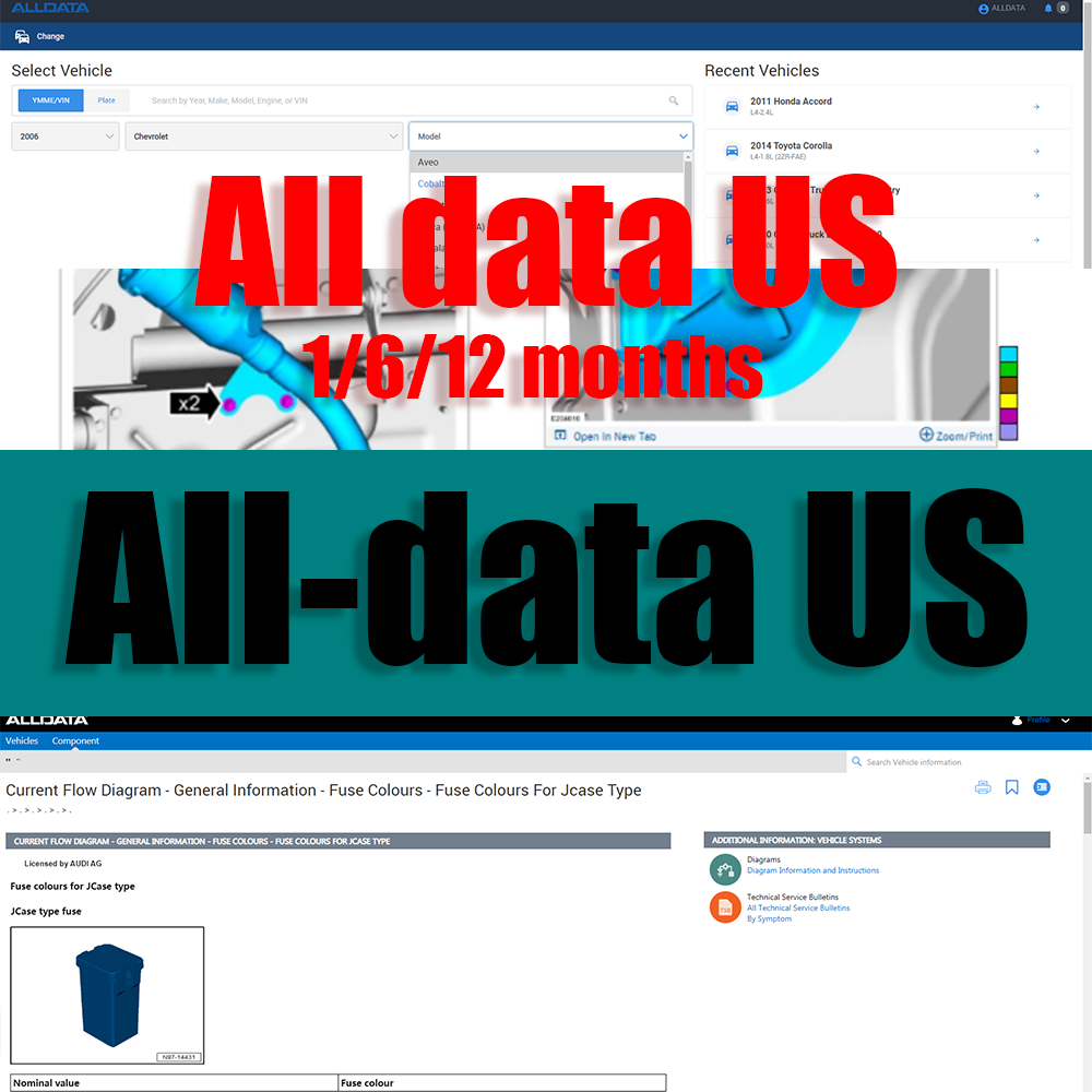 2026 Alldata US Versão Complet - Workshop Tools Online avaliação e preço