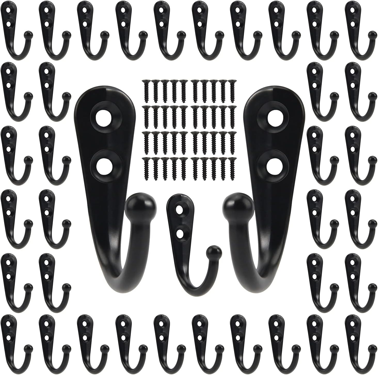 Ganchos de Metal Preto com Par - Screw Organizer Kit avaliação e preço