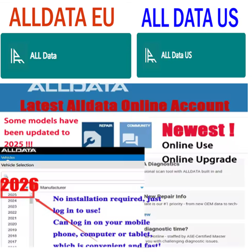 Alldata EU US: Software de Con - Workshop Tools Online avaliação e preço