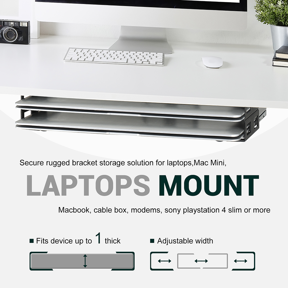 Sob a mesa suporte para laptop - Screw Organizer Kit avaliação e preço